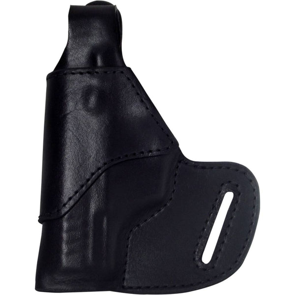 Leather Ruger SR22 Holster - Made in USA - Front - Black