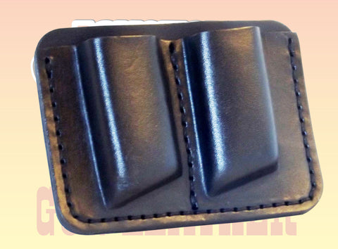 Premium Leather OWB Double Magazine Pouches