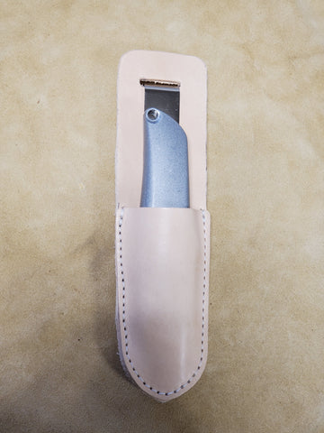 Leather Utility Knife Sheath / Leather Razor Knife Sheath