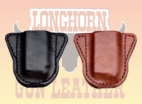 Premium Leather Magazine Protector / Dust Cap for Pocket Carry